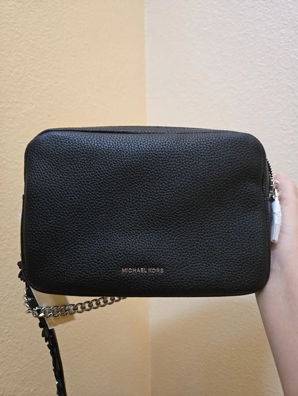 Michael Kors Bryant Medium Double Zip Crossbody Bag With Floral Strap